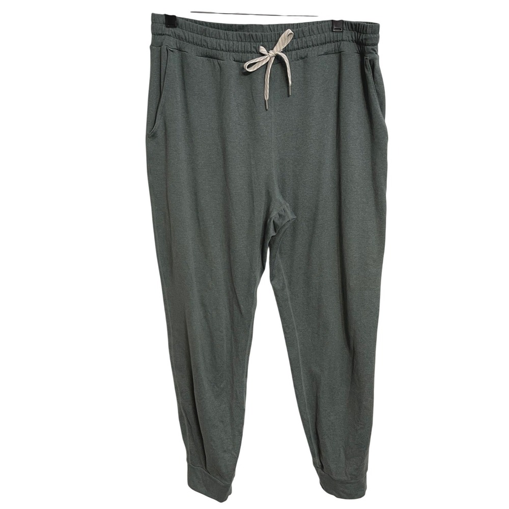 Vuori Performance Jogger Women's L Green DreamKnit Athleisure Lounge Pants